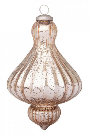 Pendaglio vetro Gloss trottola caramello lucido