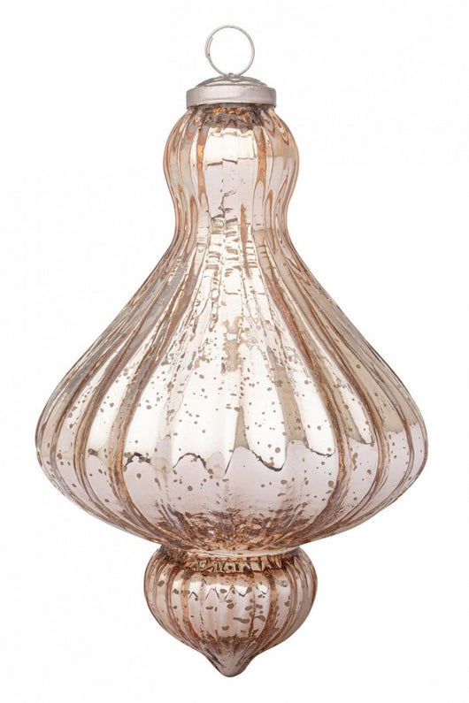 Pendaglio vetro Gloss trottola caramello lucido