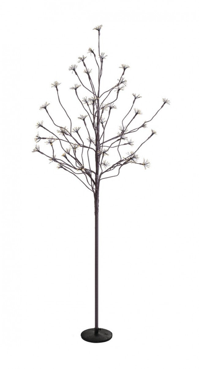 Albero di Natale artificiale marrone 1200 microLED classico