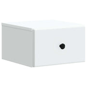 Mobiletto da notte a muro con cassetto Bianco 34,5 x 33 x 20 cm 899105
