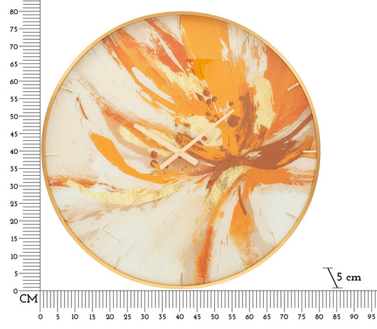 Orologio da Parete Elegante Glass Toply Ø 80 cm