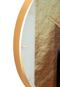 Orologio da Parete in Vetro con Motivo Elegante Ø 60 cm