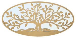 Pannello decorativo albero della vita in specchio cm 120x2x60