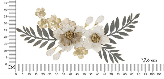 Pannello Decorativo in Ferro Grek 90,2x7,6x41,9 cm