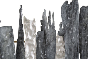 Pannello Decorativo in Ferro Sculpt 3D cm 122,6x6,4x62,9