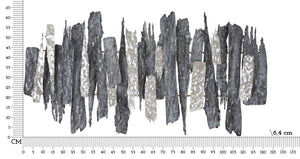 Pannello Decorativo in Ferro Sculpt 3D cm 122,6x6,4x62,9