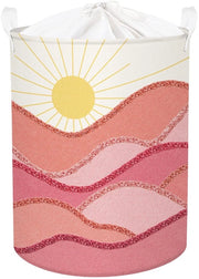 Cassa da stiro bohemienne per bambini con maniglia, contenitore pieghevole per abbigliamento e giocattoli, cassettiera per bambina e bagno, dimensioni 40 * 50 cm