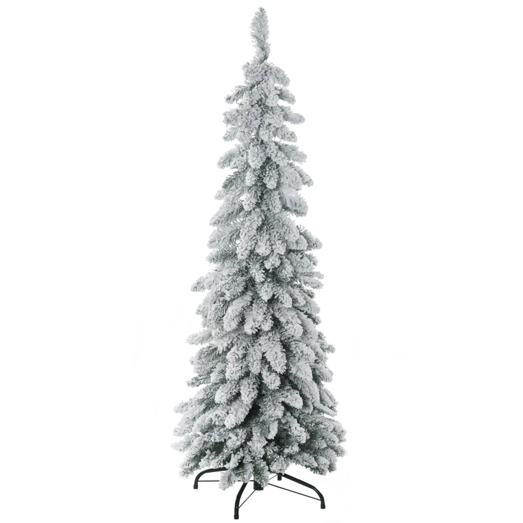 Albero di Natale artificiale ¨C Zephmum ¨C Verde 135 cm con base in acciaio pieghevole