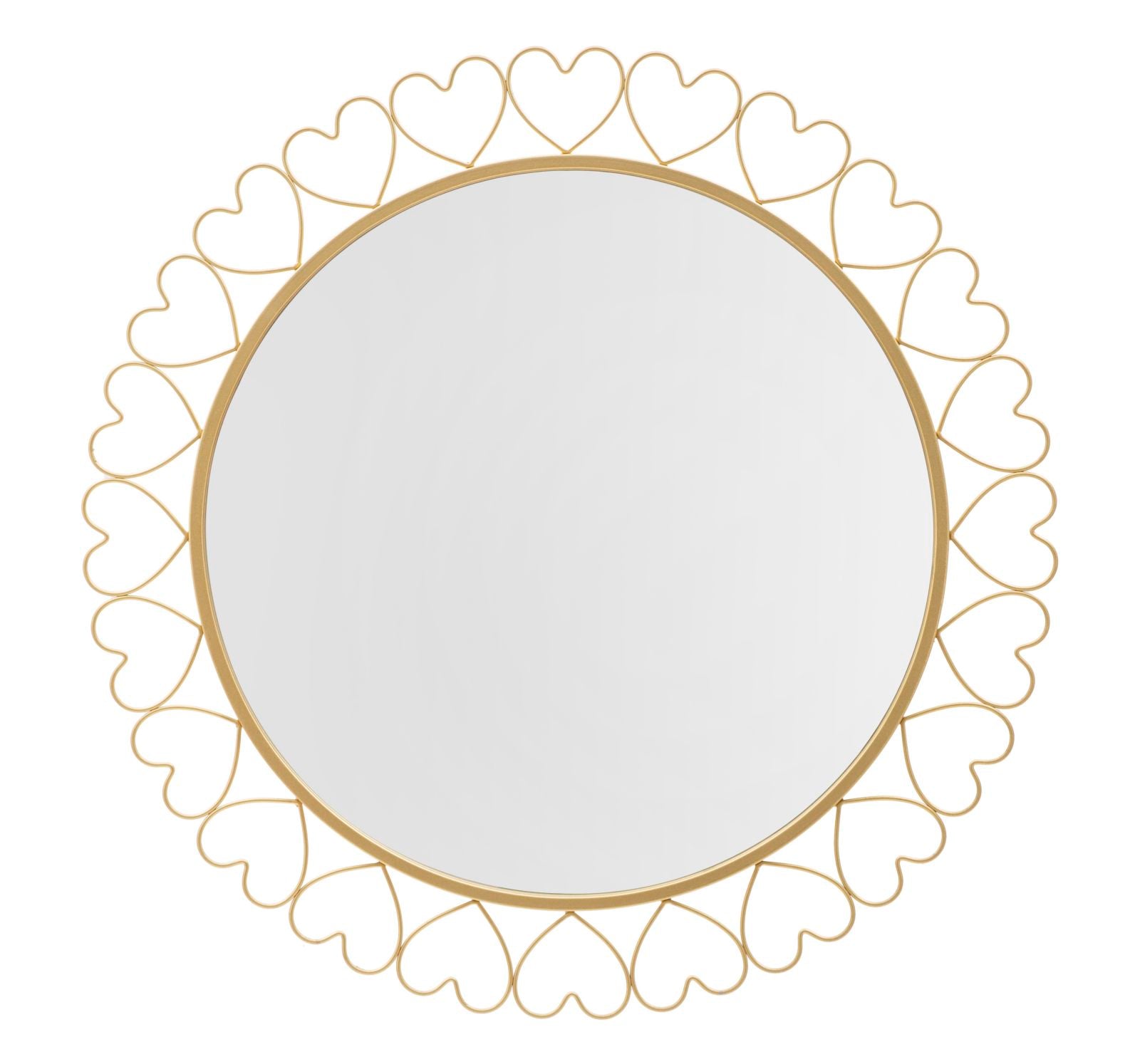 Specchio Cuori Ø 80 cm - Eleganza e Luce per Ogni Ambiente