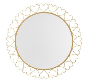 Specchio Cuori Ø 80 cm - Eleganza e Luce per Ogni Ambiente