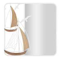 Specchio da parete Adriatic 60x4,4 cm - Eleganza e Design Marittimo