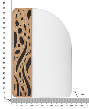 Specchio da parete elegante Terry cm 60x1x90