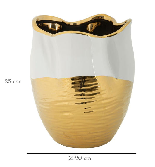 Vaso Elegante in Ceramica Lux Ø 20 cm x 25 cm