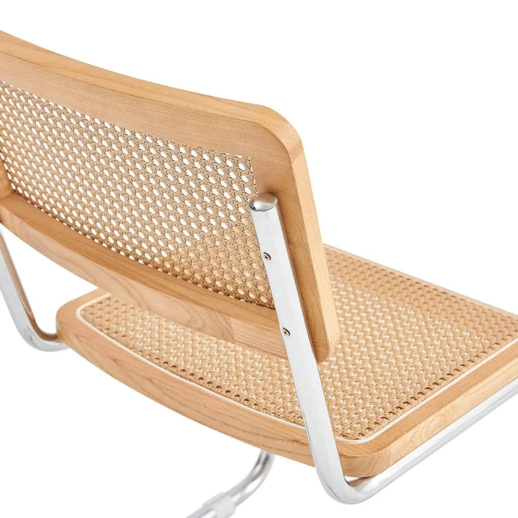 LÚZETE - SEDIA WEBSTER IN RATTAN PL COLORE NATURALE