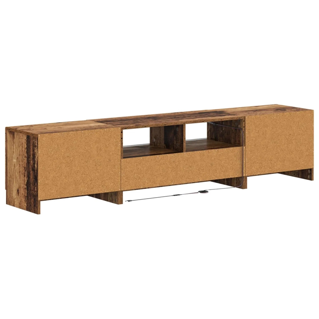 Mobile TV LED a 5 pezzi Legno antico Legno ingegnerizzato 3417012