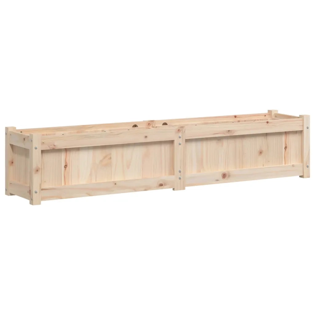 Fioriere da Giardino 2 pz in Legno Massello di Pino 837475