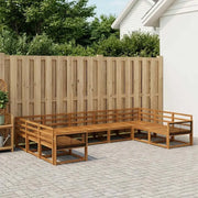 Set di divani da esterno 10 pcs Naturale 3382922