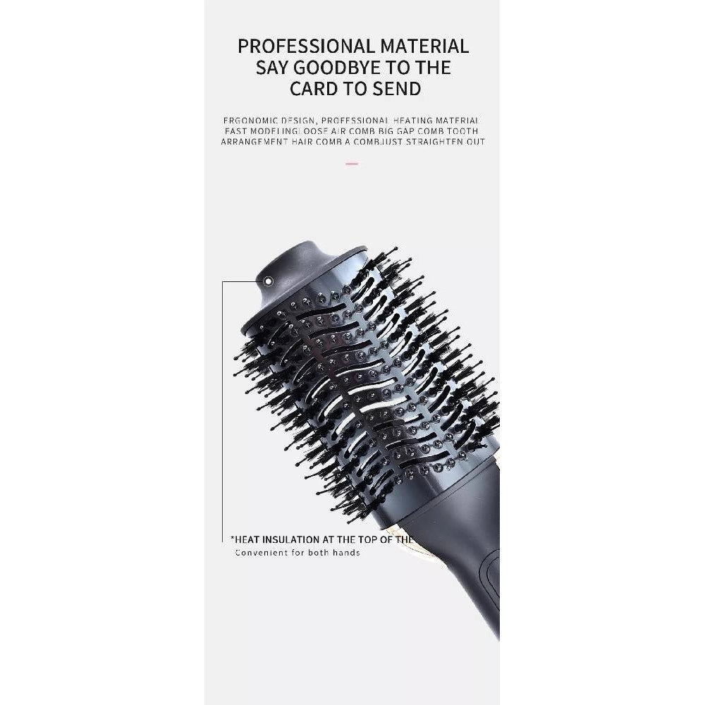 Trade Shop - Spazzola Ad Aria Calda Professionale Agli Ioni Piastra Capelli Acconciatura V492 -
