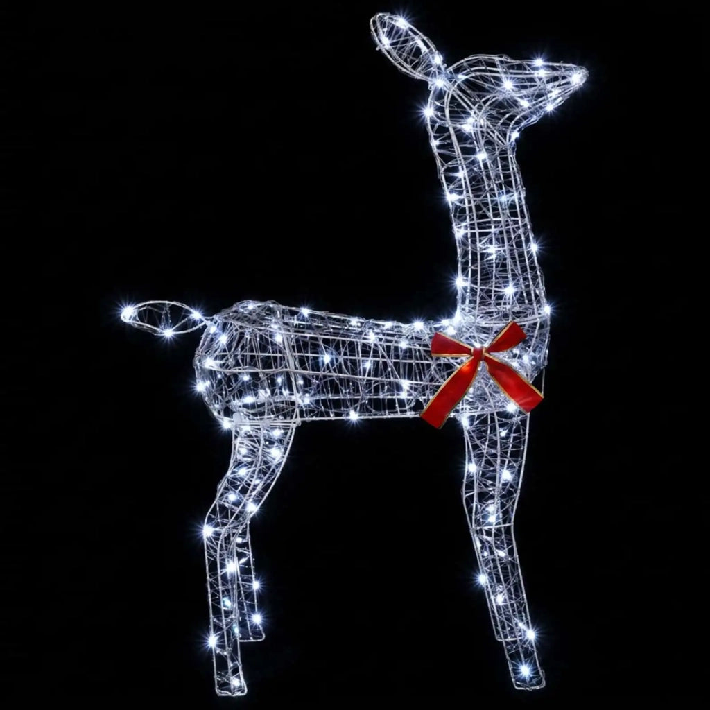 Renna di Natale 3D LOVIISA 110 LED Bianco freddo 42049642
