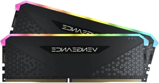 Memoria desktop 16GB (2x8GB) DDR4 3200 (PC4-25600) C16 con illuminazione RGB nera