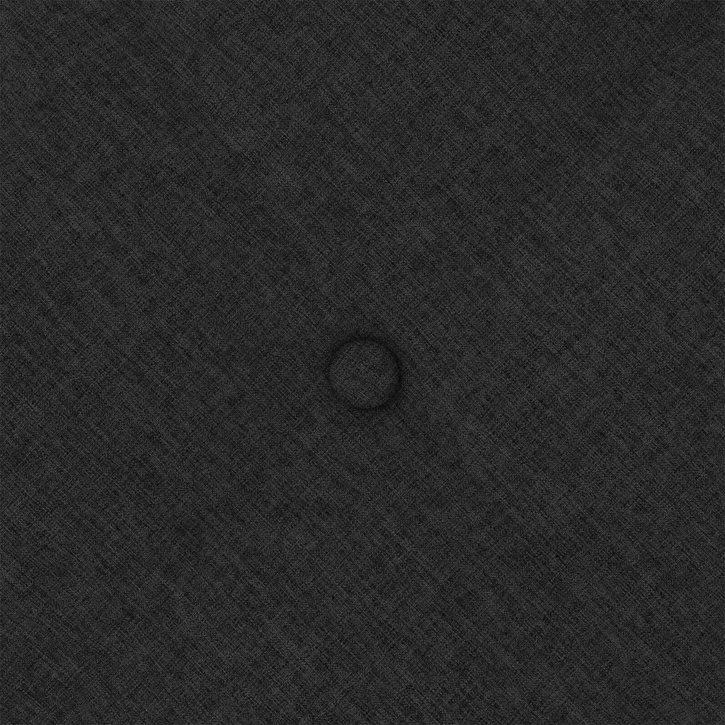Cuscino per Schiena Nero 140 x 19 x 50 cm Tessuto 42014832