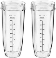Set di 2 Mixerbekers Premium da 950ml per Blender Auto-iQ - Adatto a Diversi Modelli - Parte di Ricambio per Blender