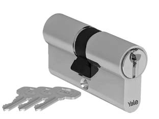 CILINDRO INFILARE SAGOMATO FRIZIONATO SERIE 500  mm.80 decentrato (30x50) (YC051KD305003N1)    YALE