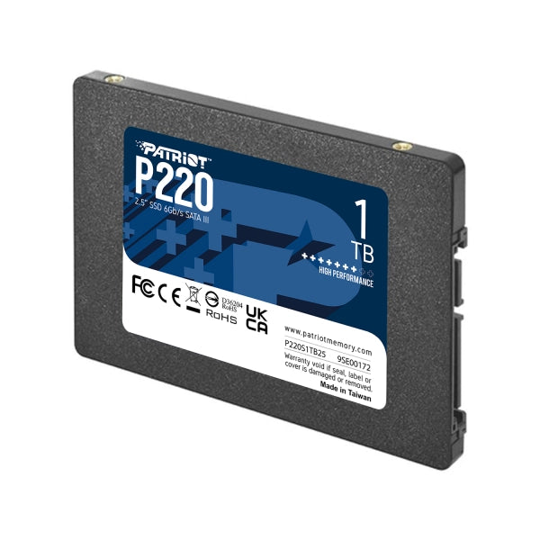 PATRIOT SSD INTERNO P220 1TB 2,5" SATA 6GB/S R/W 500/500