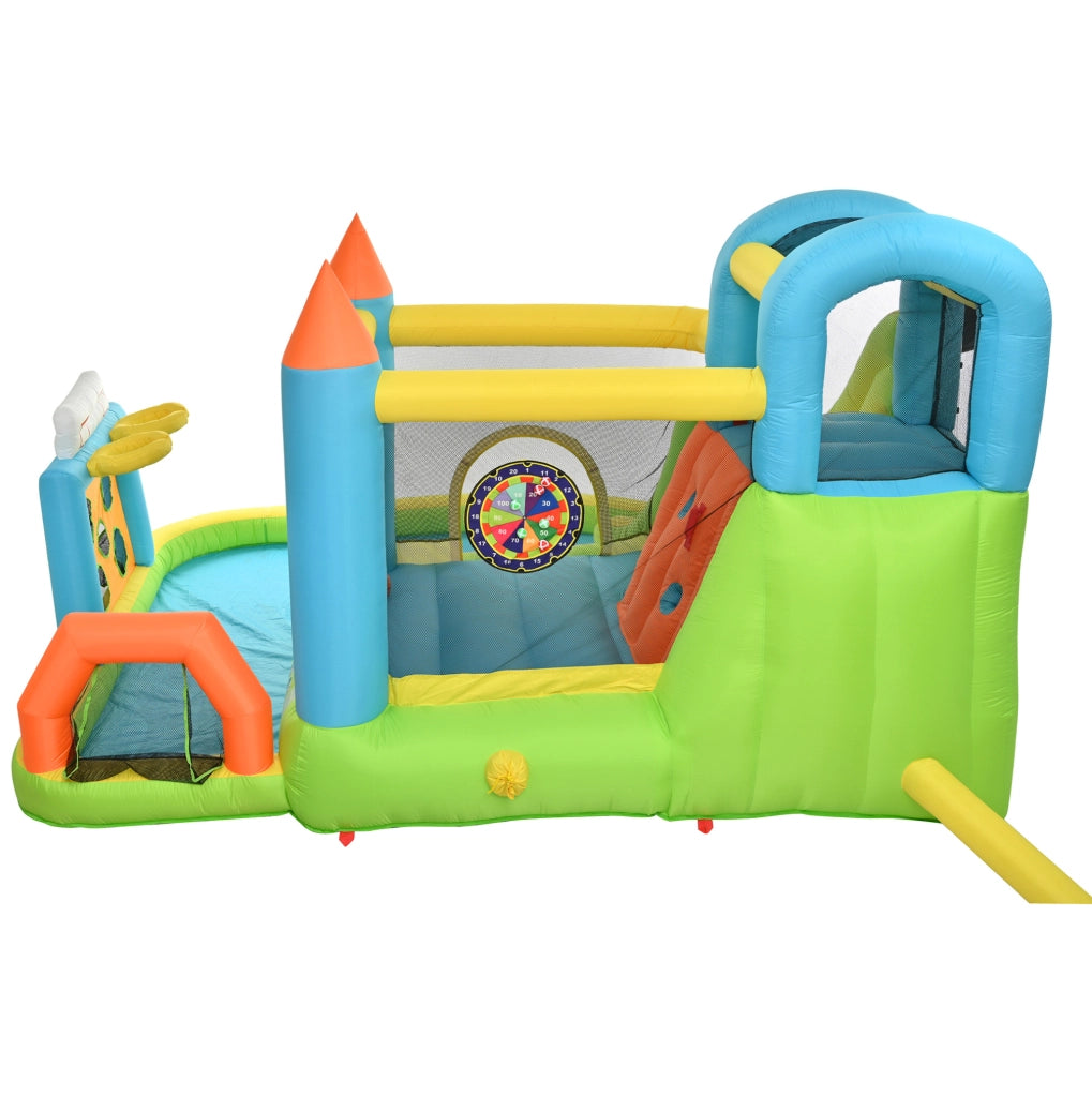 Parco acquatico gonfiabile per bambini 360 x 320 x 200 cm in tessuto Oxford multicolore