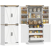 Mobile cucina alto con 4 ante e 3 cassetti ¨C Xylo ¨C Bianco 76x40x182cm