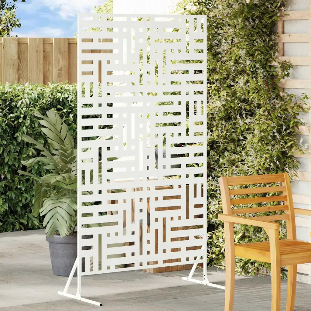 Schermo per Privacy Bianco 100 x 50 x 180 cm Acciaio CFW3228096