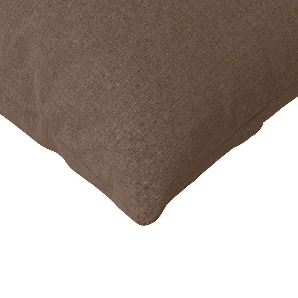 Cuscini da Divano 2 pz | Cuscini per sedie Marrone 145 x 40 cm Tessuto