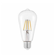 LAMPADINA PER CATENARIA LED FILAMENTO ST64 4W PERA E27 360LM 2700K LUCE CALDA