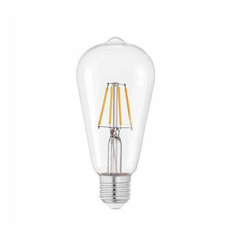 LAMPADINA PER CATENARIA LED FILAMENTO ST64 4W PERA E27 360LM 2700K LUCE CALDA
