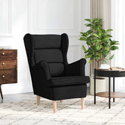 Divano Sedia-Poltrona Nera 74x84x100 cm in Tessuto