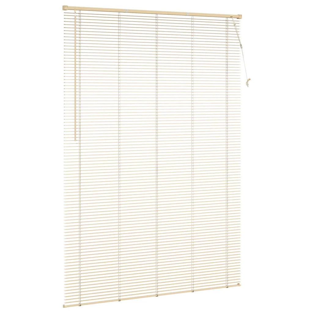 Tenda Veneziana Marrone Chiaro con Motivo 213 x 140 cm PVC 42003781