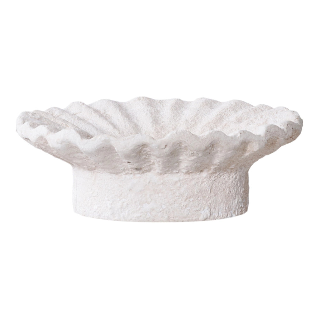 Portacandela Rachi, Bianco, Cemento, 11,1x11,1x4,3 cm