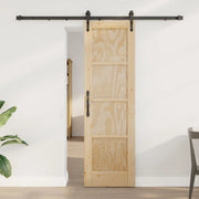 Porta scorrevole ORKDAL Naturale e Nero 61 x 198,5 cm 3445575