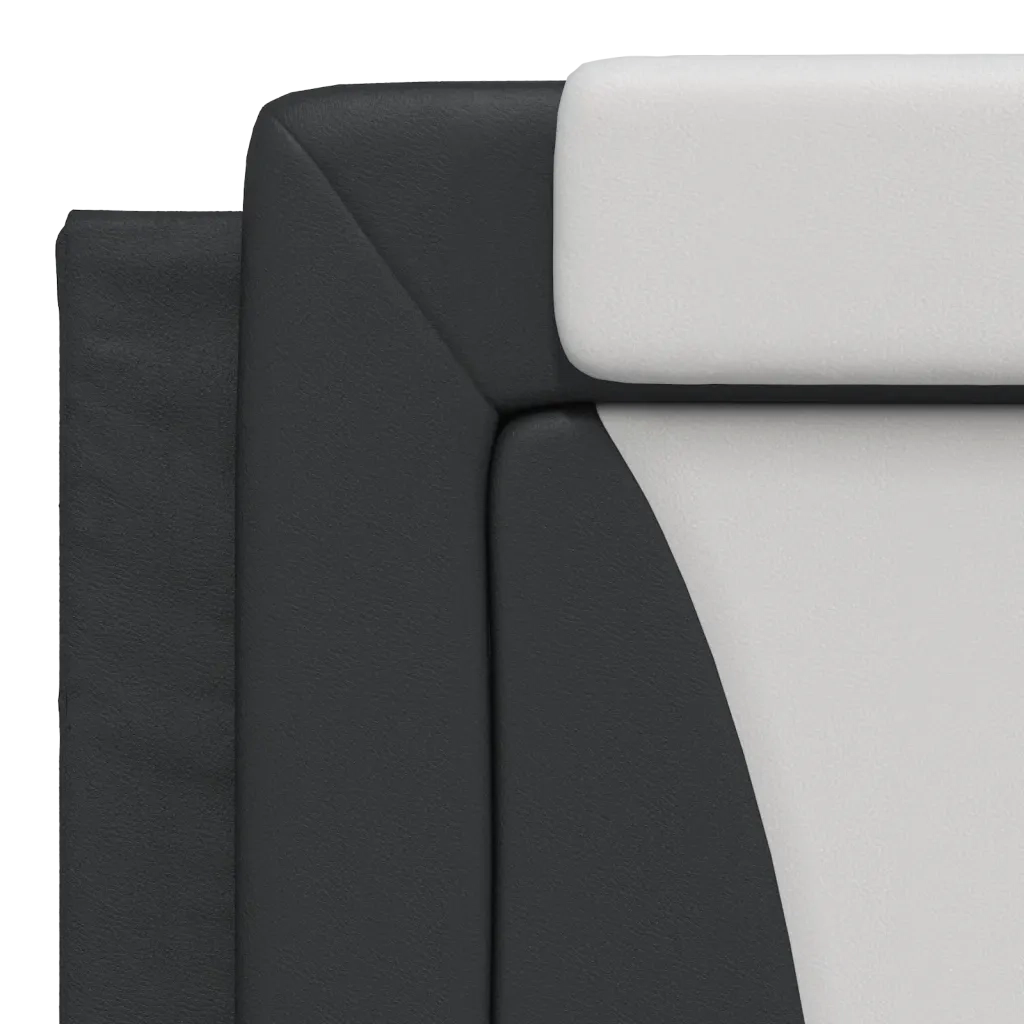 Cuscino Testiera Viana Nero e Bianco 180 cm in Similpelle CFW8862750