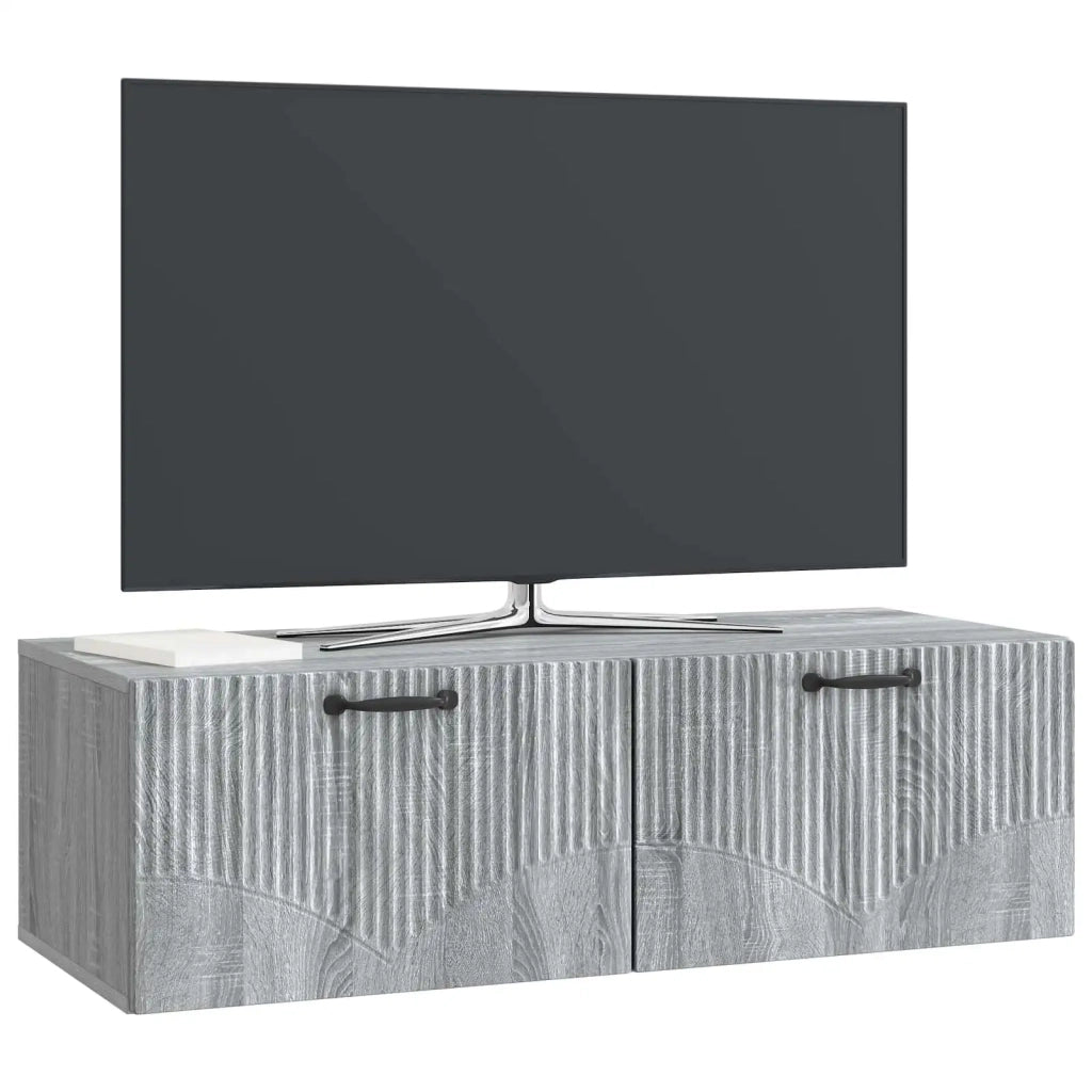 Mobile Porta TV da Muro Grigio Sonoma 98 x 41 x 30 cm 899041