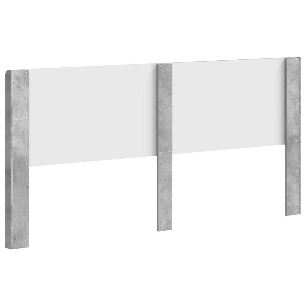 Testiera Letto Grigio Cemento Legno ingegnerizzato 889558
