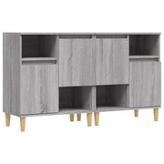 Credenze 2pz | Madia | Buffet da pranzo | Armadio da pranzo Grigio Sonoma 60x35x70 cm in Legno Multistrato