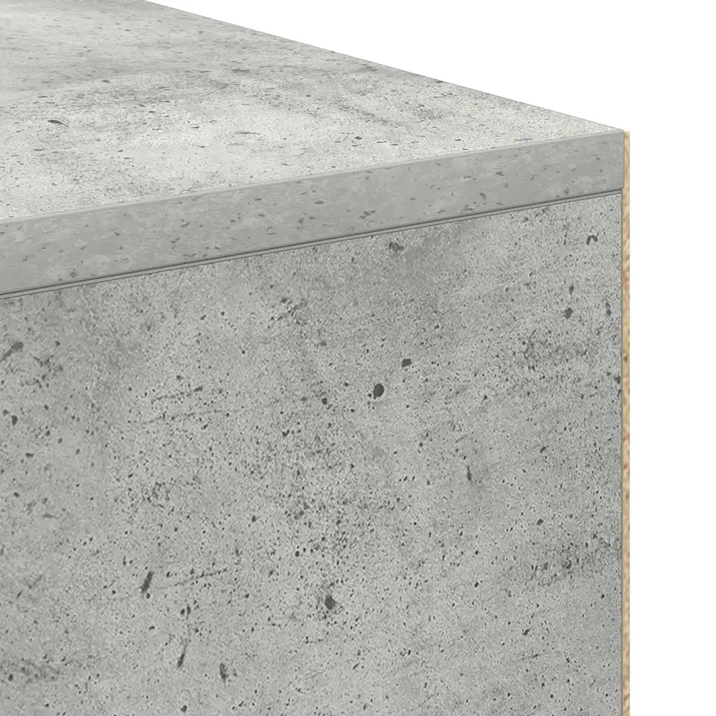 Scrivania | Tavolo da Ufficio Grigio cemento 102 x 50 x 75 cm Legno multistrato