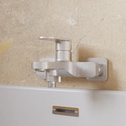Miscelatore esterno vasca a muro nickel spazzolato | Margot