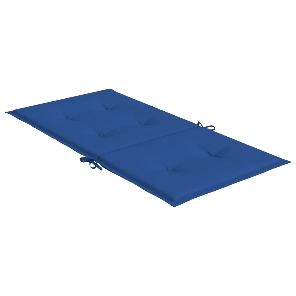 Cuscini per Sedia 2 pz | Cuscini per sedie Blu Reale 100x50x3 cm in Tessuto Oxford