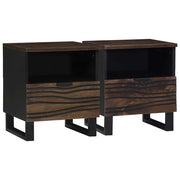Armadio da Notte con cassetto 2 pcs Noce 40 x 33 x 46 cm 4018015