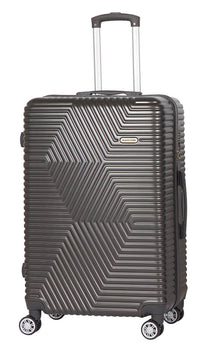 Set 3 Valigie Trolley Rigide in ABS 4 Ruote TSA Ravizzoni Haiti Antracite