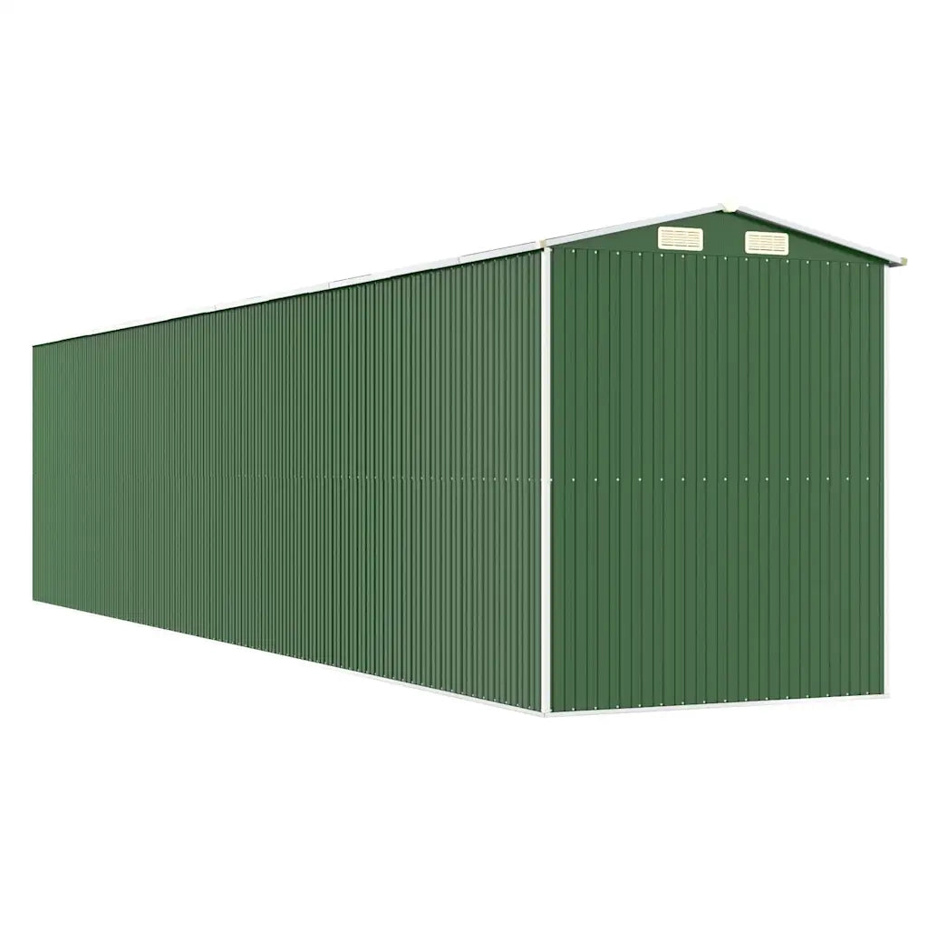Capanno da Giardino Verde 192x855x223 cm Acciaio Zincato cod mxl 65882