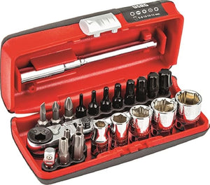 Set 23 pezzi bussole + inserti Usag  X-GRIP in cofanetto 609 1/4 SKK - U06090004