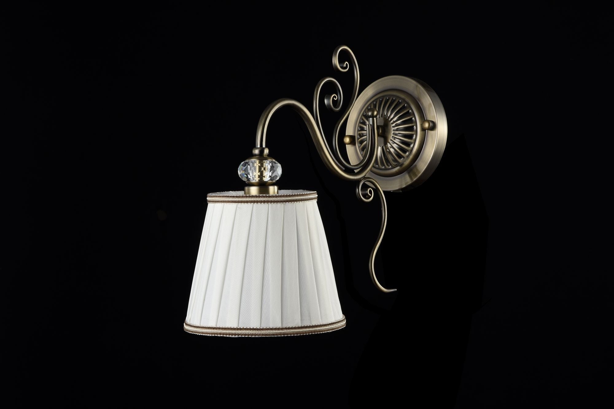 Lampada da parete Elegant in Metallo Vintage Bronzo Antique